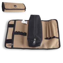 Small Hand Tool Organiser Storage Case,Roll Up Pouch,Tool Roll Bag Foldable Tool Bag Small 14.17×9.84×0.39inch Electricians Tool Storage Holder Wrench Pouch Storage for Plumber, Carpenter