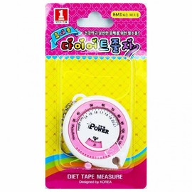 Ilseong Portable Diet Tape Measure BMI Index For check (022091) 10ea