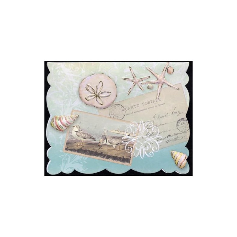 Set of 3 - Seaside Portfolio Boxed Note Cards by