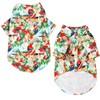 Dog Shirt, Hawaiian Summer Colorful Printed Pet Clothing Breathable and