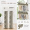 Hanging Sock Drying Rack for Laundry – Space-Saving Plastic Hanger