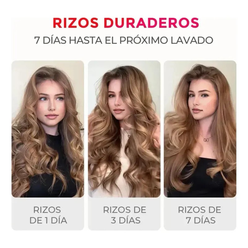 Rizador Ferro Enchinador Automático Electrico Tymo Curlpro Plus Dorado
