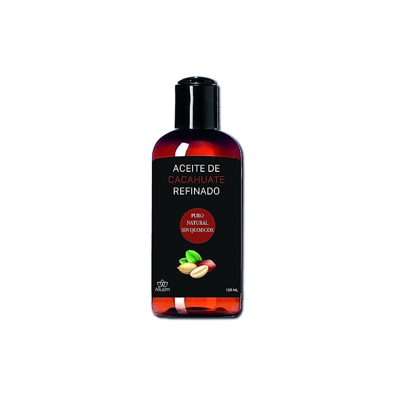 Aceite para Masajes de Cacahuate Refinado 100% Puro Orgánico