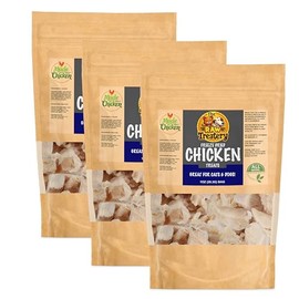 The Raw Treatery Freeze Dried Chicken Treats, 3 Pack