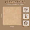 sourcing map 500 Pcs Unbleached Parchment Paper Baking Sheets Squares,