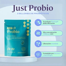 Probióticos Premium 60 Cápsulas con Tecnología DuoCap | 2 Billones UFC por Cápsula | Bienestar Digestivo Diario