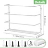 Premium 2-Pack Heavy Duty Kitchen Wrap Organizer, Extra Thick &