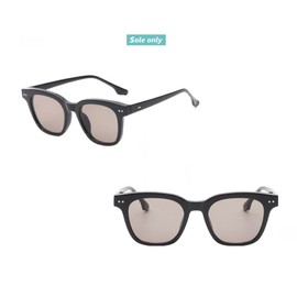 $ole only Sunglasses, Brown Lens, Black Lens, Retro, UV400, Fashionable, Trend, Eyewear for Easy Viewing, For Driving, Backlight, Sunglasses Case Included, Fashion, Men's, Women's, Unisex, black