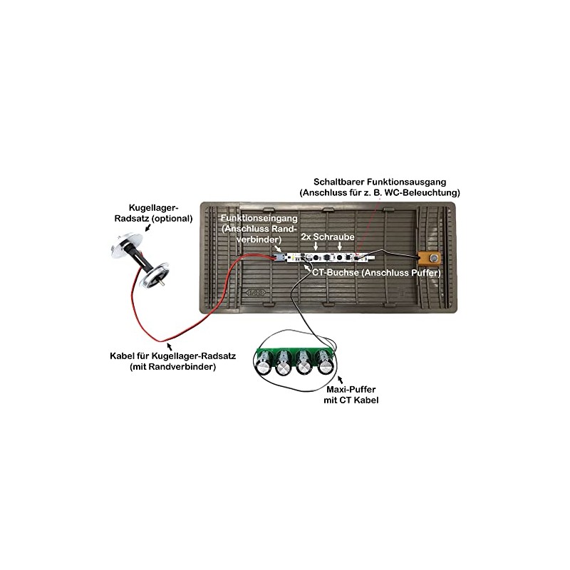ML-Train Lighting Set with LED Light Strip Analogue/Digital - For