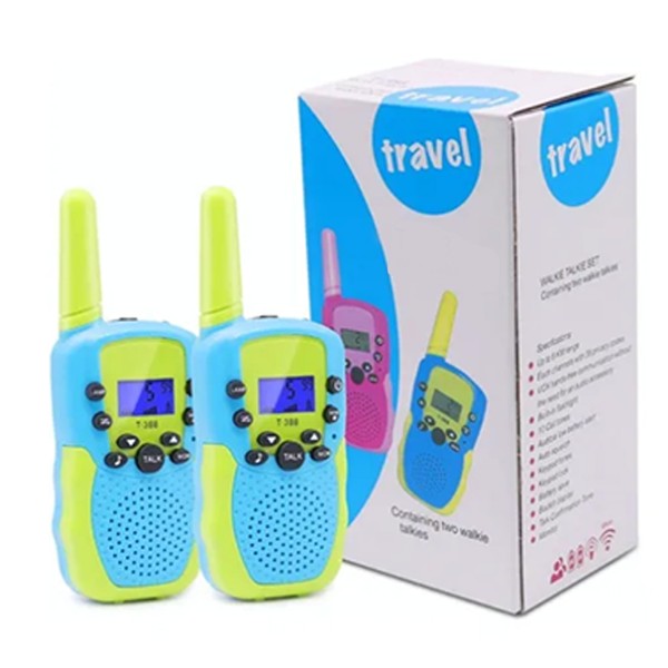 2PCs Children Walkie Talkies Handheld Wireless 3km Distance Communicating Parent