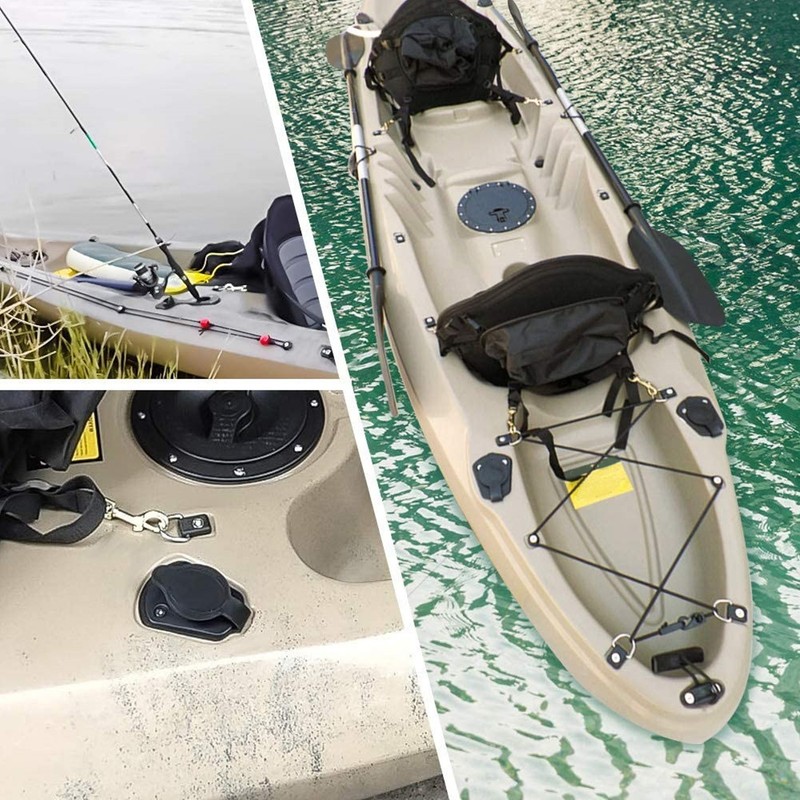 2Pcs Kayak Fishing Rod Holder Flush Mount Fishing Boat Rod