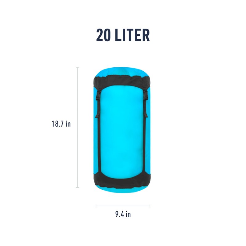 Sea to Summit Ultra-SIL Compression Sack, Blue Atoll, 20 Litre