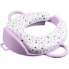 Soft Toilet Seat for Children Purple with Two Handles, One