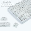 MOLGRIA Contour Line Keycaps, 98 Set Custom PBT Cherry Profile