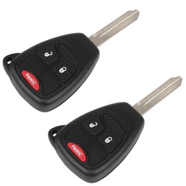 SELEAD Remotes Key Fob 3 Buttons 315Mhz for Chrysler for Dodge for Jeep for Pacifica for Town & Country for Grand Caravan for Liberty 3.8L 4.0L 3.3L 3.7L 3.5L 2.8L 2.4L 2004-2007 M3N5WY72XX (2 PCS)