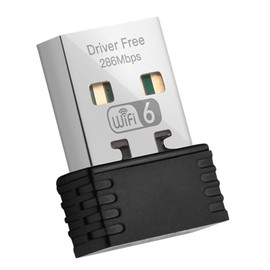 Adaptador InaláMbrico WiFi 6 AX286 802.11Ax 2,4 GHz, Controlador Gratuito, Tarjeta de Red USB para Ordenador Win7/10/11, Mini Receptor WiFi