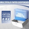 Bertreno Paper Towel Dispenser Wall Mount Multifold/Trifold/C Fold Paper Hand