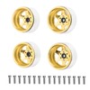 4PCS RC Car Wheel Hub Rim 2.2in Diameter Metal Easy