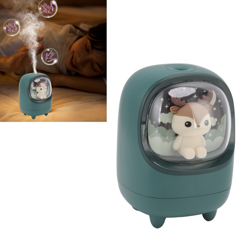 350ml Mini Mist Humidifier Cute Space Capsule Pet Shaped USB
