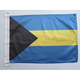 Bahamas Nautical Flag 18'' x 12'' - Bahamian Flags 30 x 45 cm - Banner 12x18 in for Boat - Drapeau Bahamas AZ FLAG