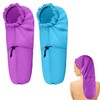 Abeillo 2 gorros de ducha extralargos para mujer, gorros de