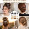 Amabro 24pcs French Side Combs Hair Clips Wedding All Hair