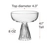 Paris Coupe Cocktail and Champagne Glasses for Daiquiri, Sidecar, Gimlet