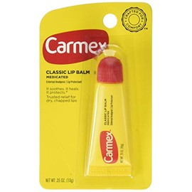 Carmex Classic Bálsamo Labial, Medicado, 0,35 onzas