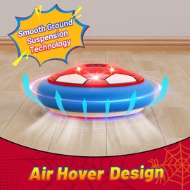 Freecat 2 Pcs Hover Soccer Ball, Light Up Soccer Toys for Kids, Indoor LED Toy, Birthday Gifts for 3 4 5 6 7 8 Years Old Boys