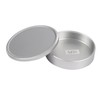 Ahvqevn Metal Body Cap and Lens Rear Cap Set for