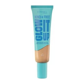 Rimmel London Kind & Free Glow It Up Moisturising Foundation, 160, Vanilla, Soothes Sensitive Skin, Healthy and Radiant Complexion, Moisturises All Day, 30 ml