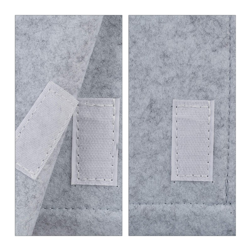 Relaxdays elaxdays Bed Bag, for Hanging, 6 Compartments, 4 Velcro
