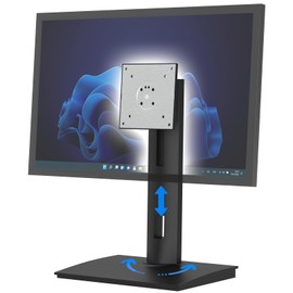 Cadcreo Vesa Monitor Stand with Spring-Adjustable Height, Swivel, Tilt, Rotation Vesa Stand, Compatible with Monitors Within 27 inch and Weighing Between 7.7-11lb (Black, Only for 7.7-11 lb Monitor)
