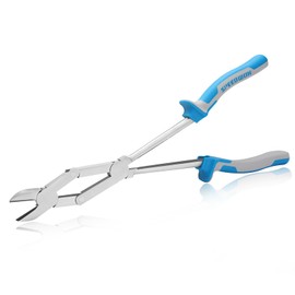 SPEEDWOX 13-Inch Long Reach Double Joint Side Cutter Double-Joint Side Cutters Long Reach XL Dual Pivot Wire Cutting Pliers Diagonal Cutters Safety Wire Pliers Extra Long Plers Engineer Pliers