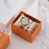 3pcs Women Watch Bracelet Set Gillter Elegant Hypoallergenic Waterproof Quartz