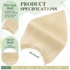 Elailite Hair Extension Real Human Hair One Piece Invisible Secret