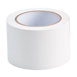 Brady 108' Length, 3" Width, B-725 Vinyl Tape, White Color Aisle Marking Tape