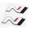 Hyundai 9999Z057168 Lettering N Logo Batch Emblem, 2-Piece, White