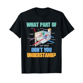 What Part Dont You Understand Funny HVAC Installer T-Shirt