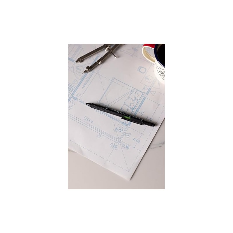 Gentlemen's Hardware 6-in-1 Multi-Tool Ball Point Pen Tooling Pen, 14.98cm