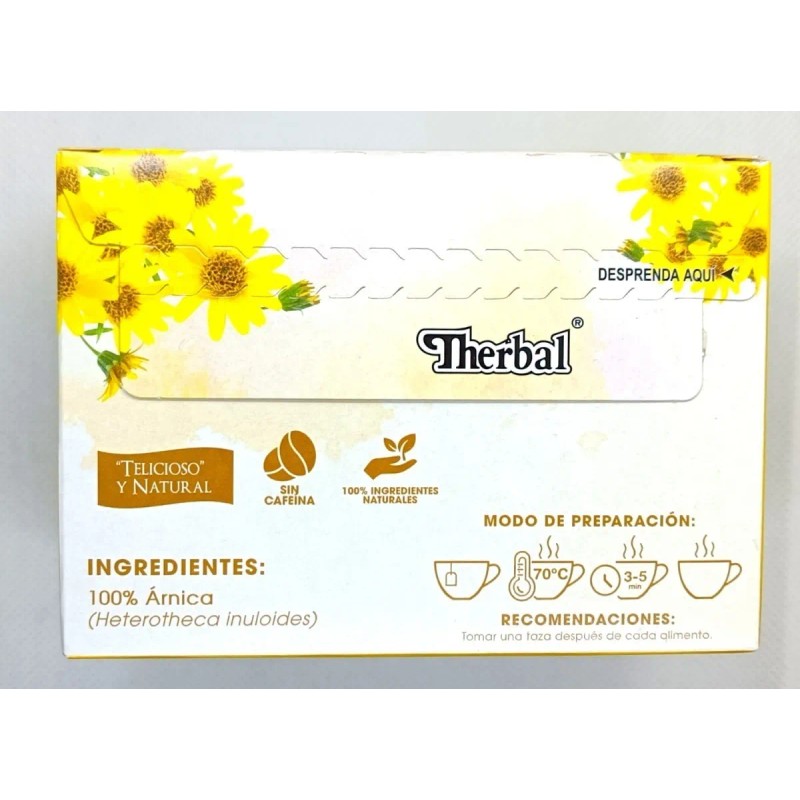 Té De Arnica (25 Sobres) Therbal / Infusión X6 Piezas