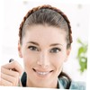 Ipetboom Braid Headbands for Women Fashionable Wig Hairband with Teeth