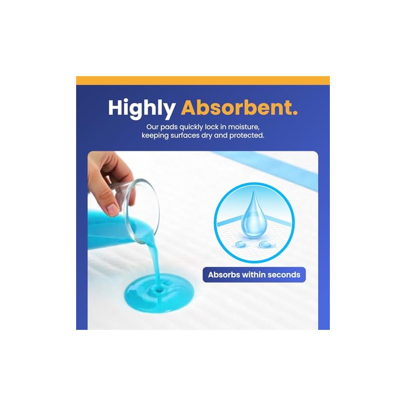 Bazaar 100 x Disposable Incontinence Bed Pads 40 x 60cm