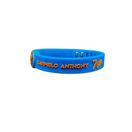 Generic Basketball Silicone Wristband - Adjustable Sports Wristband for Fans Players - Ideal Fan Gift and Training Accessory (Carmelo Anthony)