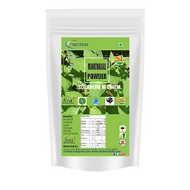 Neotea Manathakkali Leaf Powder | Solanum Nigrum | Black Nightshade 300 GM (10.58 OZ) | 100% Pure, Natural Herbal Supplement for Health & Wellness
