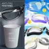 Dolores Gafas Natación Con Caja, Antivaho Goggles+clip Nariz+tapones