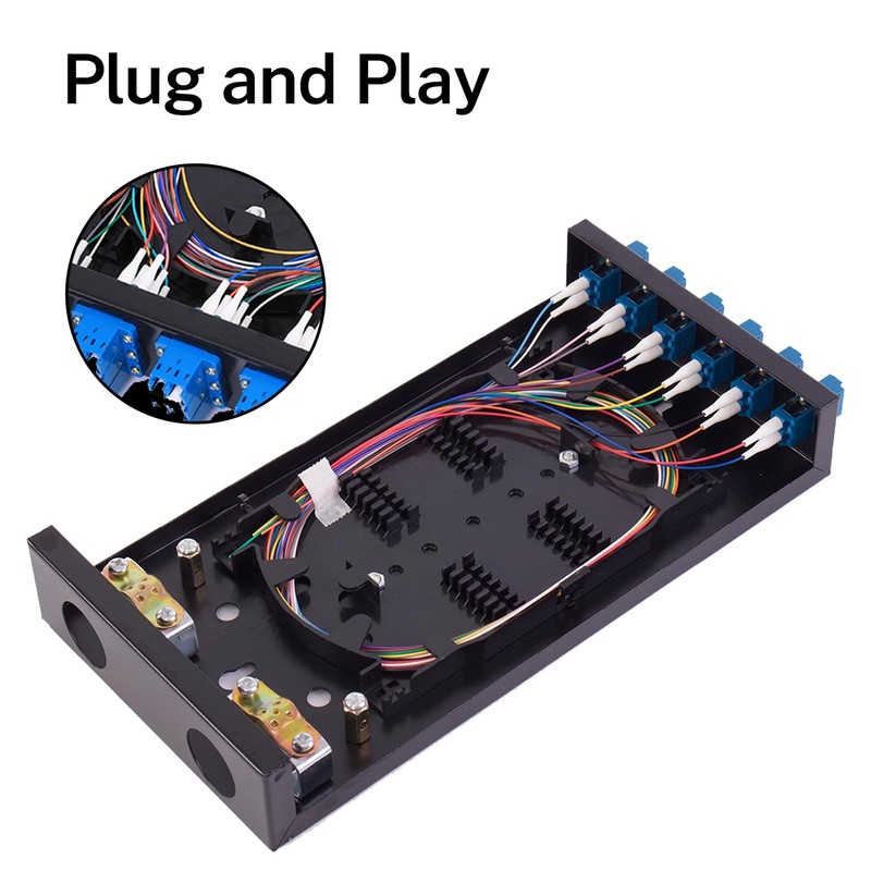 Single Mode Fiber Enclosure Kit - 12 Fiber Port OS1