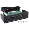 STW 3125 Card Reader 5.25Inch Multifunction Internal Card Reader Dashboard