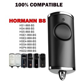 868.3 BiSecur for Hörmann Handheld Transmitter Garage Door Opener Garage Door Remote Control Compatible with BS HSE4-868-BS HSE4-868-BS, for Hörmann Remote Control HSE2 HSE1 HS1 HS4 HS5 HSZ1 HSD2-868