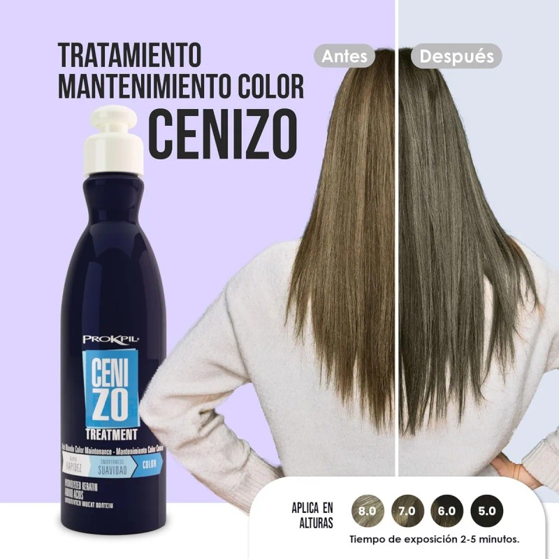 Kit/set Cenizo Champú Y Mascarilla De Tratamiento Prokpil Ma